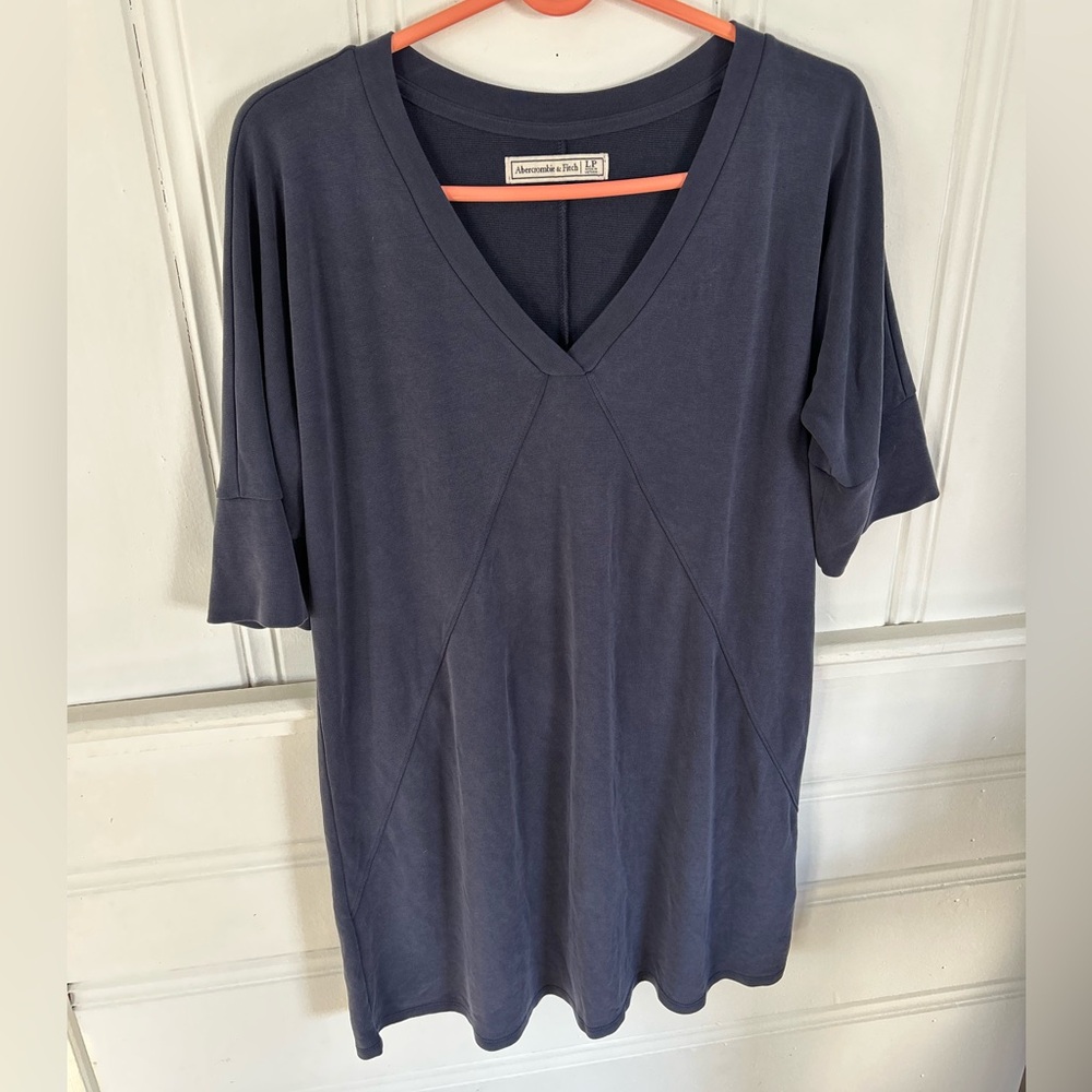 Abercrombie & Fitch Women's Tunic Dress in Navy